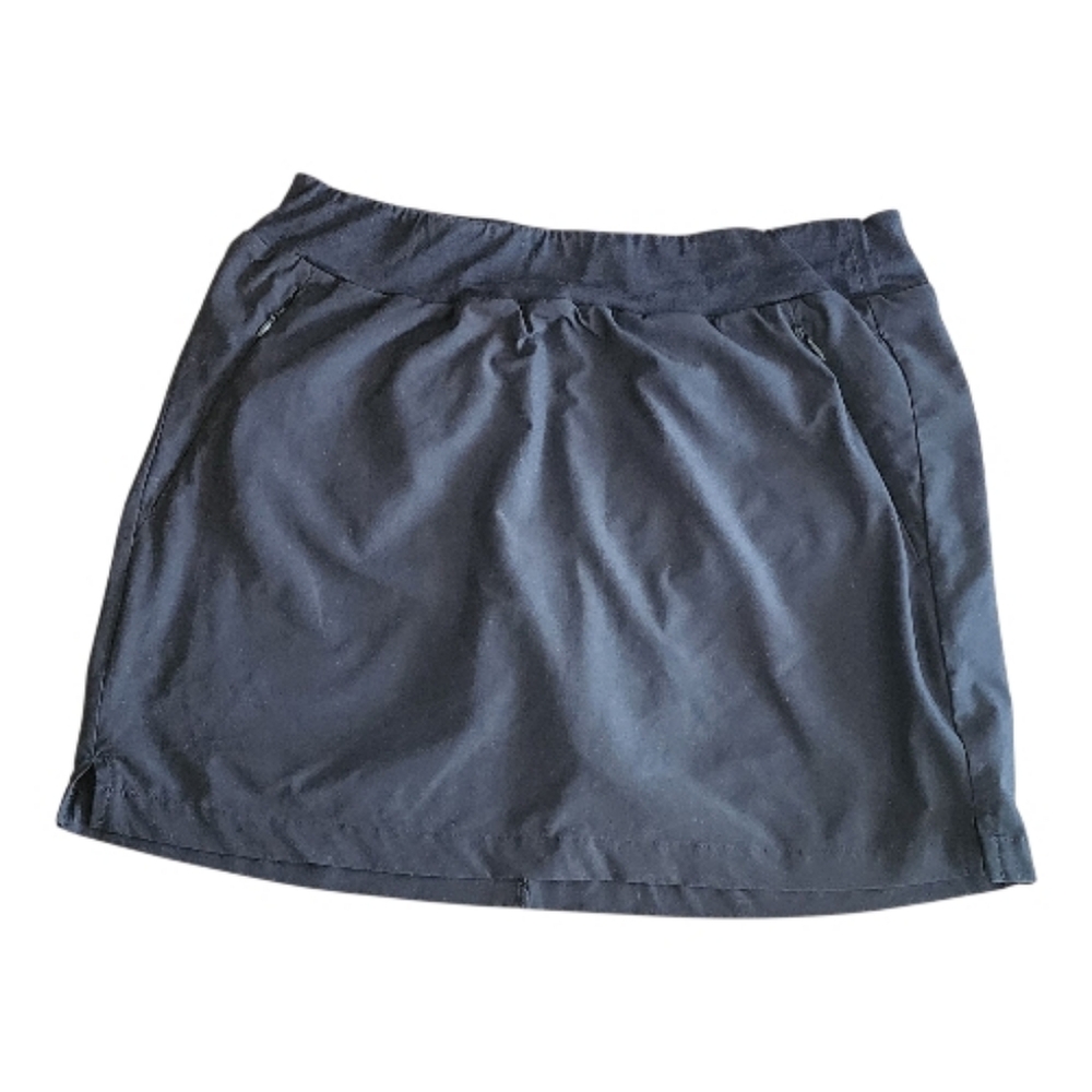 Quince‎ Midnight Black Skort Performance Tech Sz M